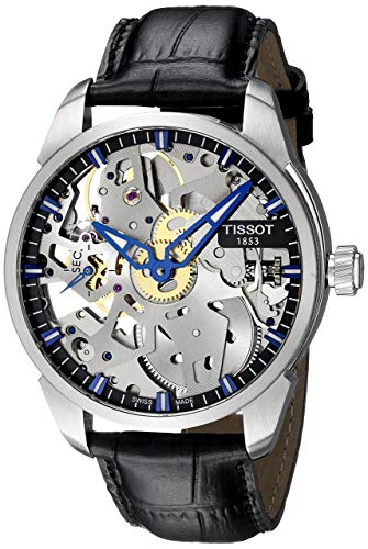 montre automatique homme squelette Swiss Mechanical Stainless Steel